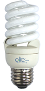 ELT 15 Watt Warm Light (2700K) Spiral CFL Light Bulb