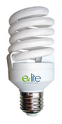 ELT 10 Watt Warm Light (2700K) Mini Spiral CFL Light Bulb